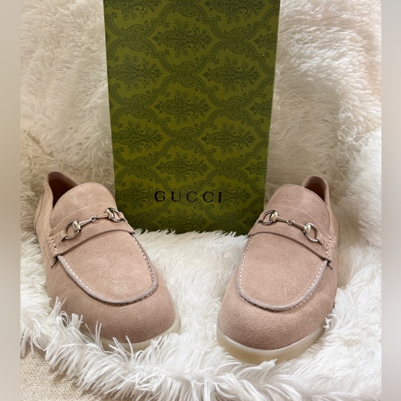 Gucci Suede Loafers - Picture 1 of 5